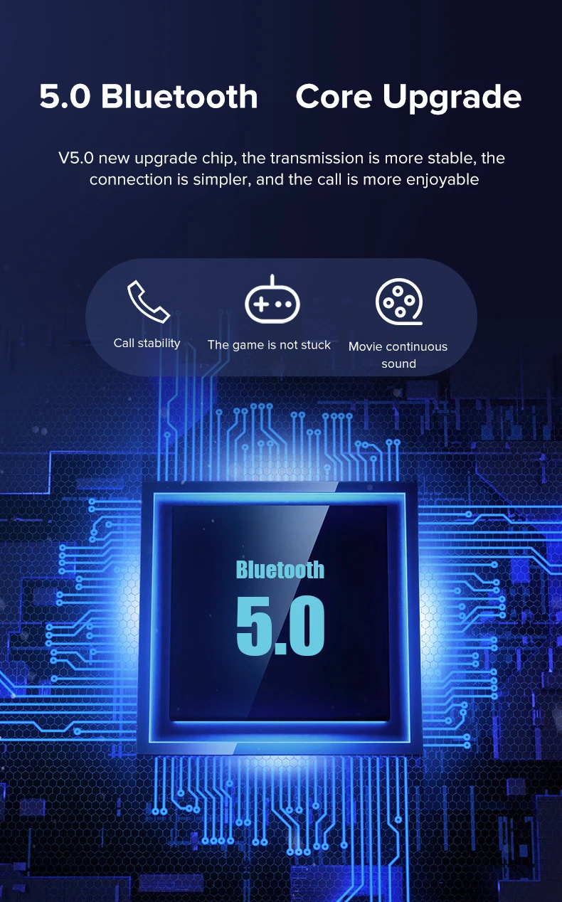 Беспроводные Bluetooth 5,0 TWS мини наушники 8D объемные стерео игровые спортивные наушники с микрофоном водонепроницаемые наушники с шумоподавлением