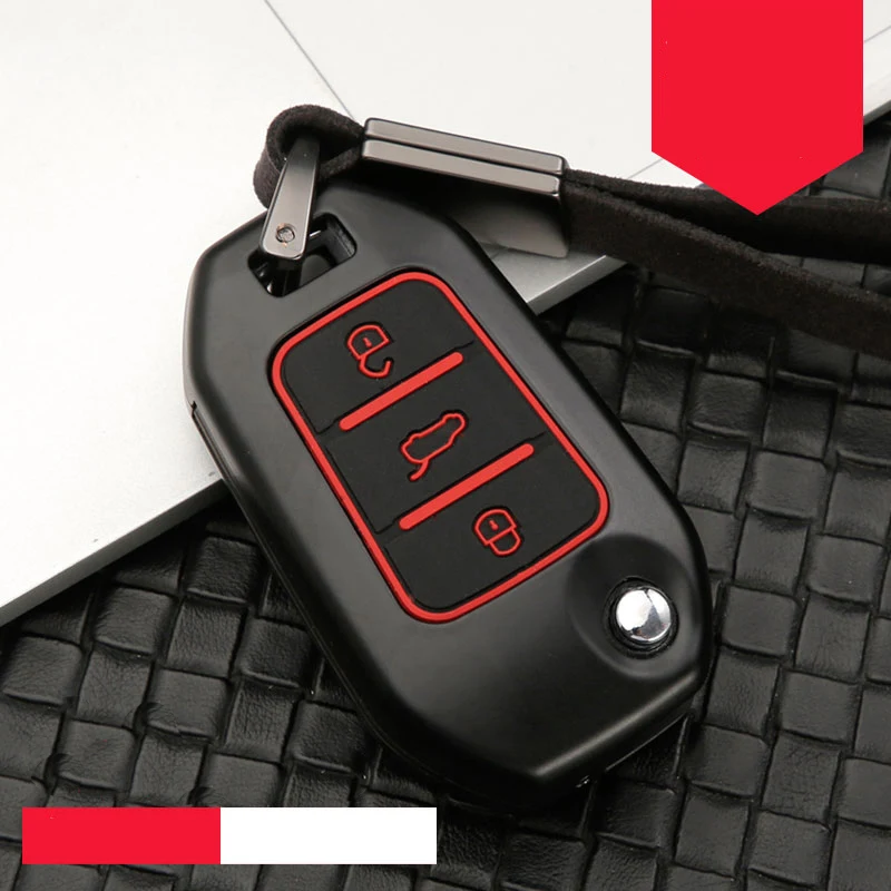 Силикагель брелок для ключей из цинкового сплава для Citroen кактус C5 C3 C4L peugeot 508,2008 3008408 3008 5008 408 308 C6 кактус DS4 DS5L - Название цвета: C-black red