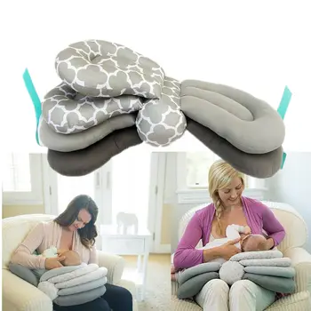 

Hot Breastfeeding Pillow Multi-Purpose Full Height Adjustable Nursing Pillow for Baby Mom 6.7 x 25.6 x 8.6 inch