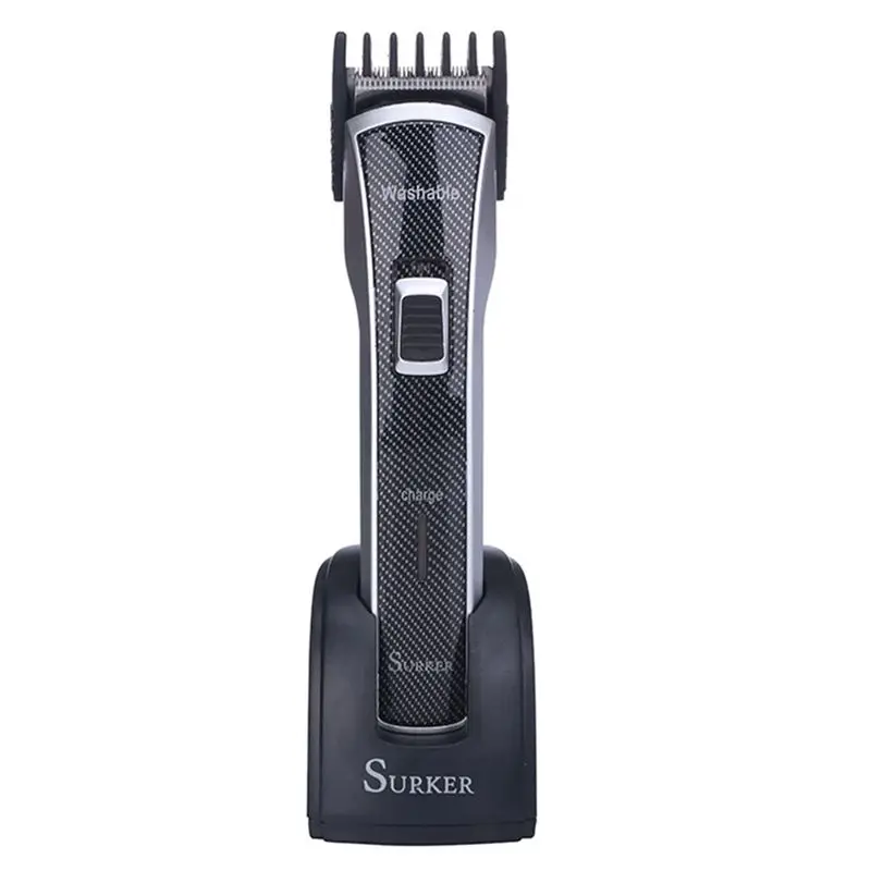 

SURKER Electric Washable Rechargeable Hair Clipper Professional Hair Trimmer For Men Or Baby Hair Cutting Machine Styling Tools(