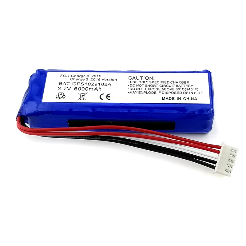 

GSP1029102A 6000mAh For JBL Charge 3 High Quality Battery+Tracking Number