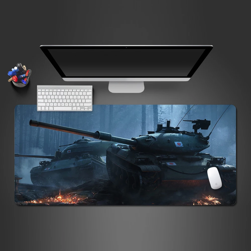 Коврик для мыши World Of Tanks с блокировкой сбоку игровой коврик для мыши плеер коврик для мыши игровой компьютерный коврик для мыши ноутбук резиновые игровые коврики Лучшие настольные коврики