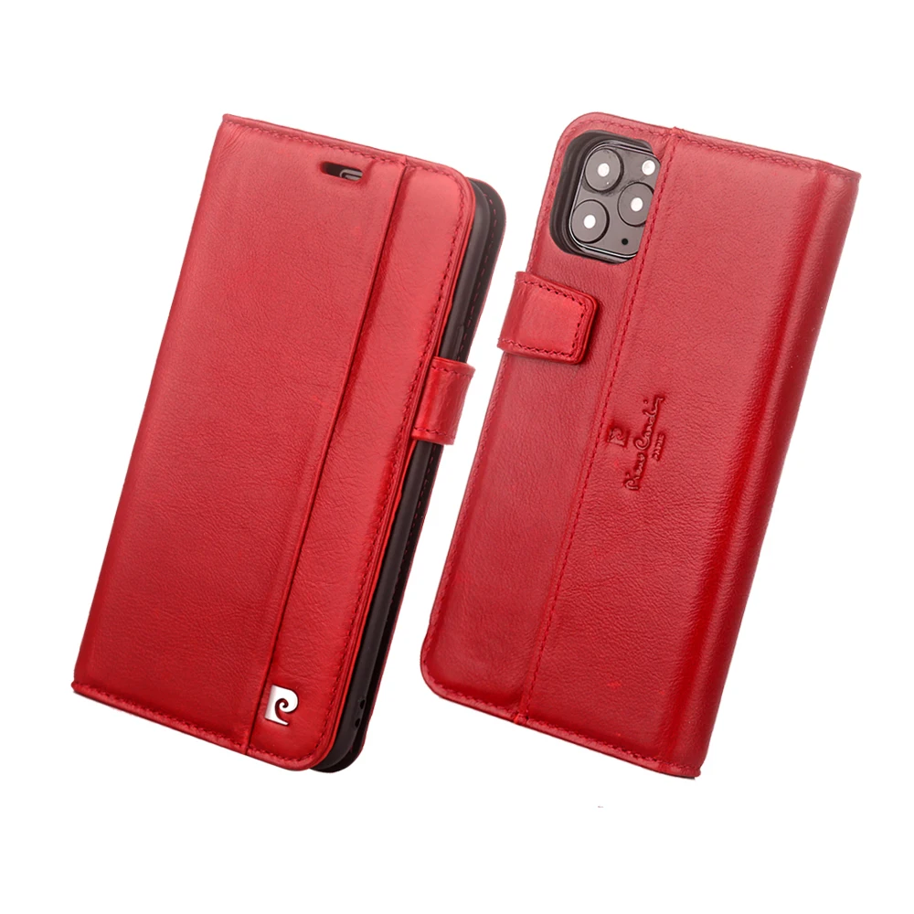 Pierre Cardin, Классический чехол из натуральной кожи для Apple iPhone 11 Pro, чехол для телефона, 5,8 дюймов, полная посылка, защита от падения