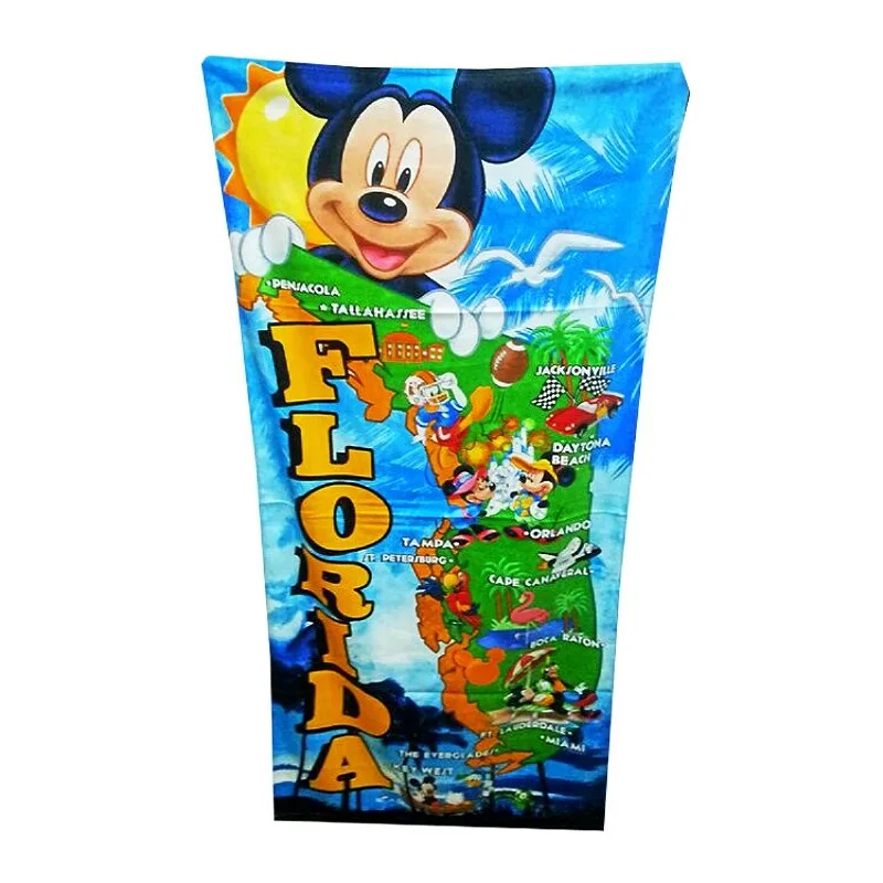 Disney New Cartoon Minnie Mickey Mouse Friends Cotton Girls Kids Teens Bath/Beach Towel 75x150cm Children Swimming Towel