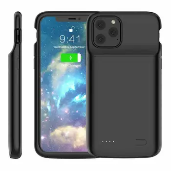 

5000mAh Magnetic Portable Power Bank Pack External Battery Charger Protective Case Cover for iPhone 11Pro 11ProMax Fast Charging