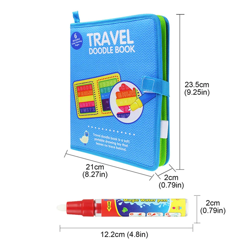 Training Toy for Children Early Education Toys Magic Water Scribble Book Painting Clipboard Children's Birthday Gift Toy#g4