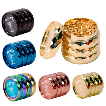 

HORNET Diamond-Shaped Zinc Alloy Cigarette Accessories Herbal Grinder 56 mm Metal Tobacco Grinder Spice Grinder Pipe Accessories