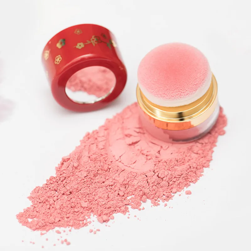 Blusher Powder Natural Cheek Rouge Face Powder Nude Makeup Brightening Complexion Repair Moisturizing Nourishing Powder Blusher Blush Powder Facial Blusher