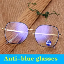 Компьютерные круглые оправы с принтом очки женские лучи излучения Gamin очки оправы металлические унисекс анти-голубые Легкие мужские очки с оптической оправой