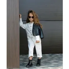 Новинка года; белый комбинезон для От 1 до 6 лет; детские комбинезоны для маленьких девочек; боди; комбинезон; верхняя одежда