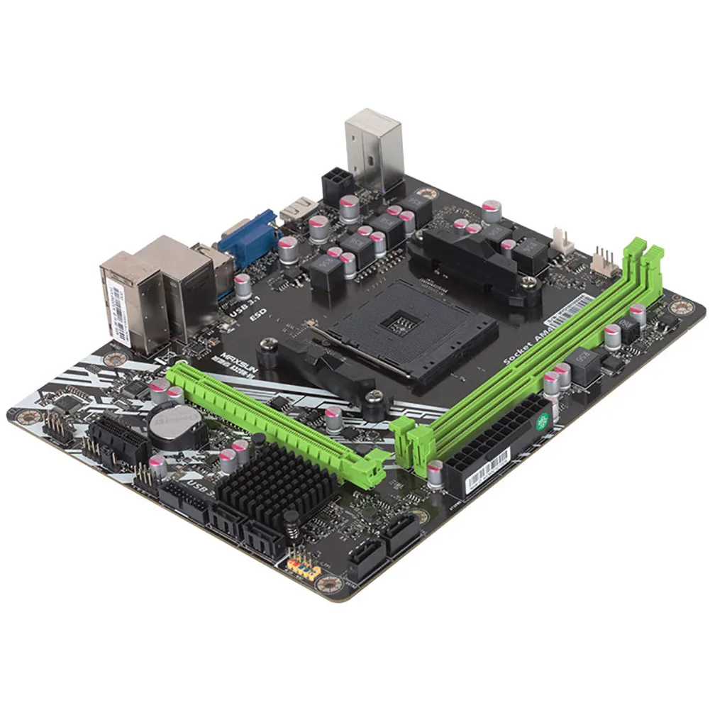 

USB Interface A320M VH M 2 MicroATX Motherboard VGA DDR4 Components Game PCI E Desktop Computer AMD APU 2 Channel SataIII