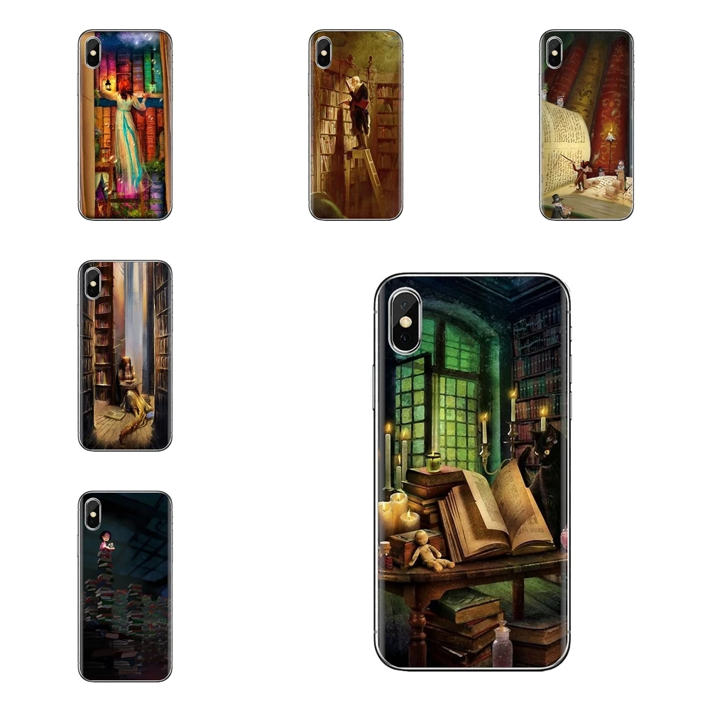Soft Transparent Cases Covers For Huawei Honor 5A LYO-L21 Y6 II Compact Y5 2 Y5II Mate 10 Lite Nova 2i 9i Happy Reading |