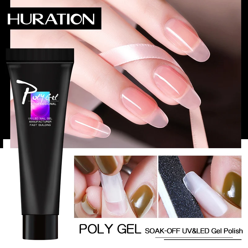 Nails Gel Polish PolyGel for Nail Extension Colors UV Forms Art Varnish French Acrylic | Красота и здоровье