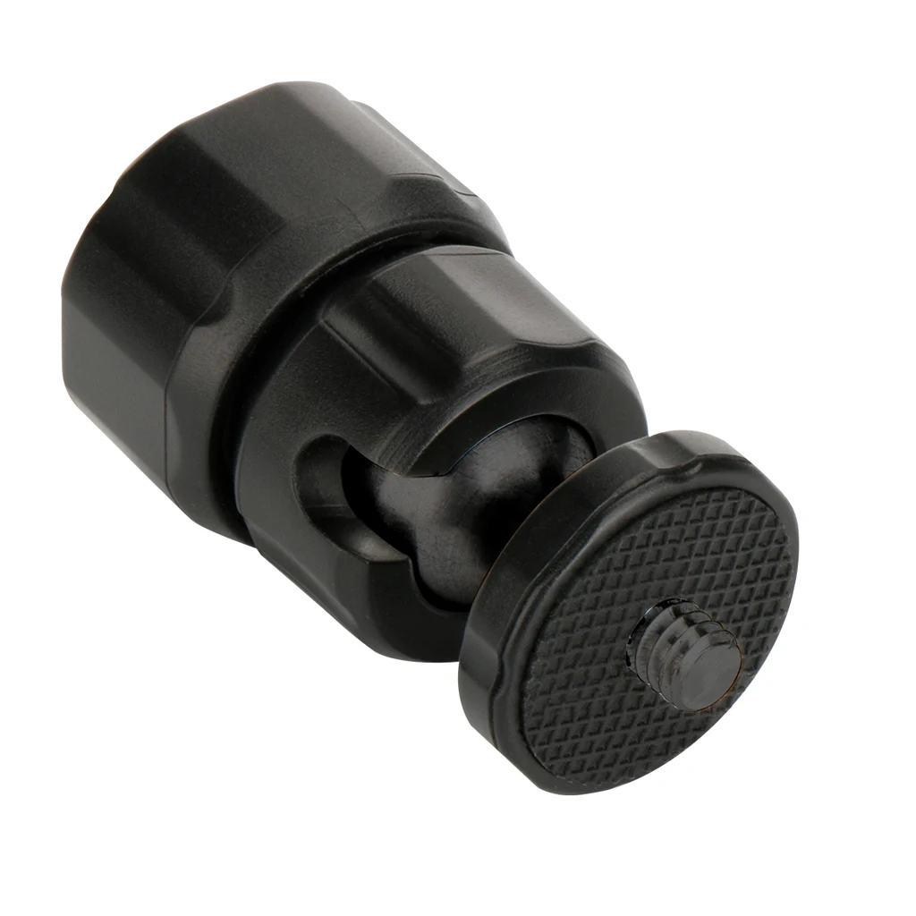 360 Degree Adjustable Mini Hot Shoe Adapter 1/4'' Screw Tripod Ball Head Mount Stand for Canon Nikon Sony SLR Camera Tripod Head