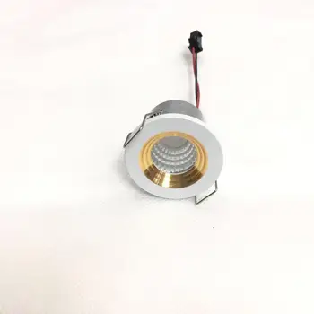 

10pcs/lot AC85-265v Mini Led Spot Light Cabinet Lamp 3w High Power Led Warm White Indoor Lighting