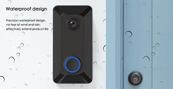 

V6 Wireless Wifi Remote Smart Doorbell Ring Camera Door Bell Ding Dong Machine Video Camera Phone Intercom