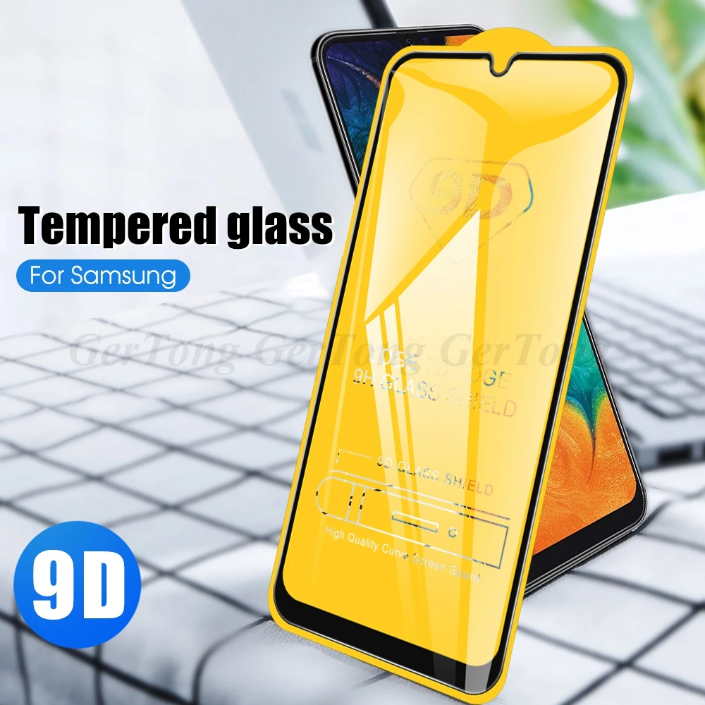 9D клеевой Защитная Стекло для samsung Galaxy A10 A20 A30 A20E S10E Экран протектор A20S A30S A10S M10 M20 M30S