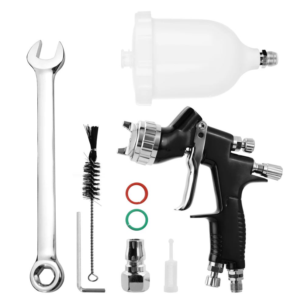 

TTS Gravitation HVLP Airbrush Air Brush Sprayer Spray Machine Set DIY Hand Manual Spraying Painting Tool + Vessel 1.3mm Nozzle