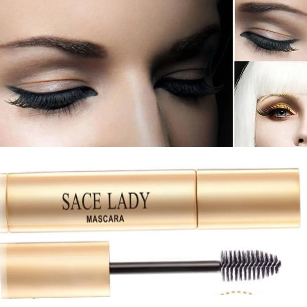 SACE LADY тушь для ресниц Макияж длинная завивка густые ресницы для наращивания 4D шелковое волокно Удлинение Водостойкая косметика для красоты глаз