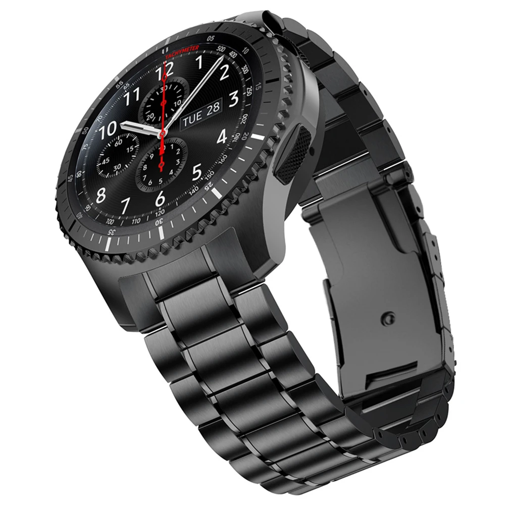 Geen Gaten Strap Voor Samsung Galaxy Horloge Gear S3 Band Correa Voor Samsung Gear S3 Klassieke Horlogeband pulseira Armband|Horlogebanden| - AliExpress