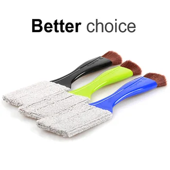 

Versatile Cleaning Brush Double Ended For Keyboard Detailing Automotive Soft Bristles Home Office Car Air Outlet Mini Portable