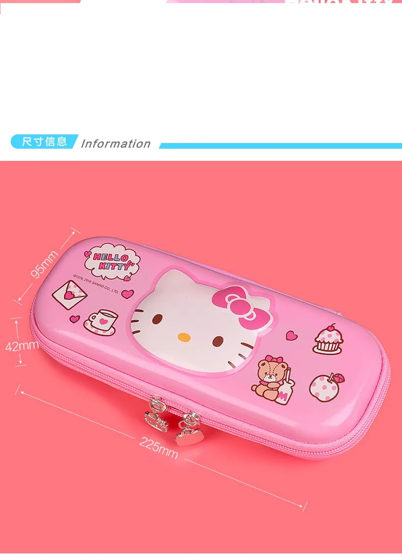 HelloKitty ручка сумка для учеников начальной школы милый большой емкости канцелярская коробка 3D Водонепроницаемый многослойный канцелярский мешок для
