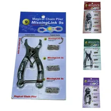 

Bike Bicycle Chain Checker Buckle Link Plier Clamp Repair Removal Tool Kit With Magic-Clasps MTB Bike Chain Quick Release
