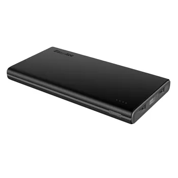 

Easyacc 10000 mAh Power Bank,Portable Slim 10000mAh Polymer Powerbank battery Flashlight External Battery Moblie Phone Charger