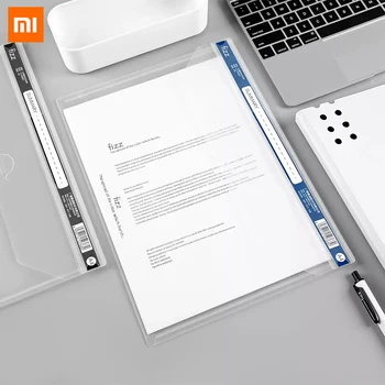 

Xiaomi Mijia 6Pcs Fizz buckle type A4 file bag Document Classification Assistant Color Label Write Directly Waterproof File Bag