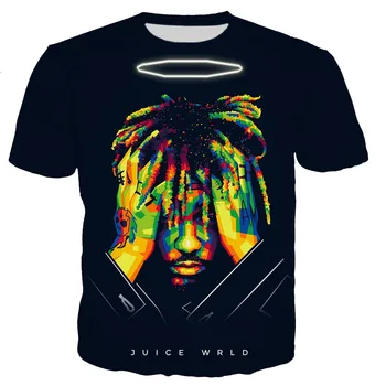 Juice Wrld 3D Print T-shirts Men Women Summer Fashion Casual T-shirt 5