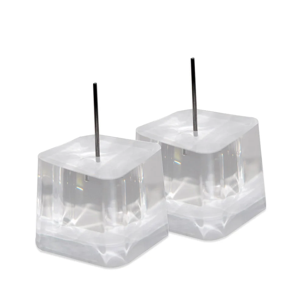 

Clear Crystal Display Base for Hearing Aid Demonstration 1 pair