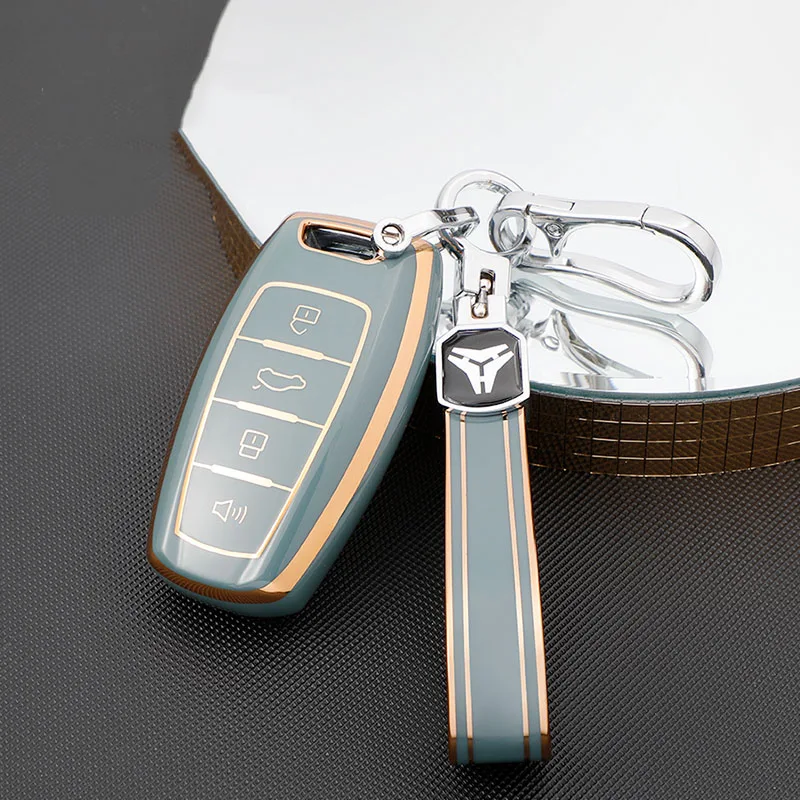 Nuova copertura della cassa chiave dell'automobile di TPU per la grande muraglia Haval/Hover H6 H7 H4 H9 F5 F7 H2S supporto Shell Fob accessori Auto Smart Protect - Ha8b646adb2be427aa1923ce78330e9fcB
