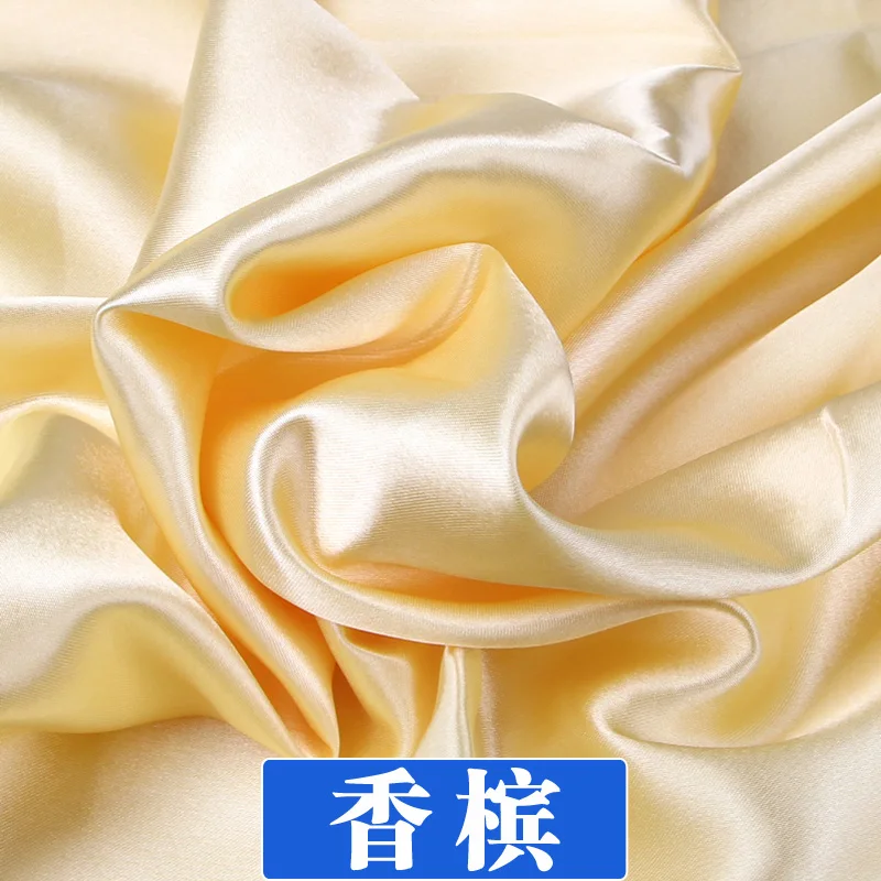 JuwenSilk 새틴 원단, 우유 실크 브로케이드 천, 16 가지 색상 선물 상자, 안감 Lieb 드레스, J100 cm * 150cm