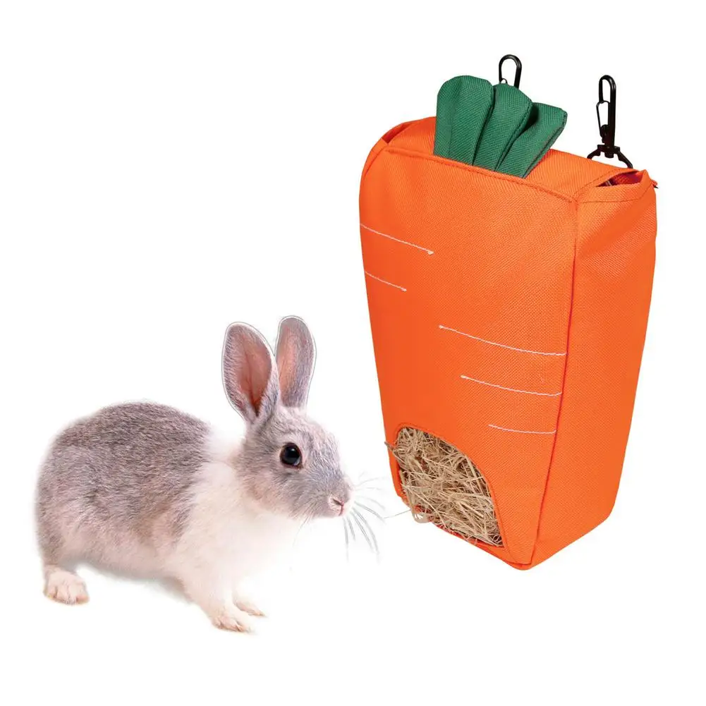 Rabbit Hay Feeder Guinea Pig Hay Feeder Bag Rabbit Accessories For Bunnies Guinea Pig Hay Holder