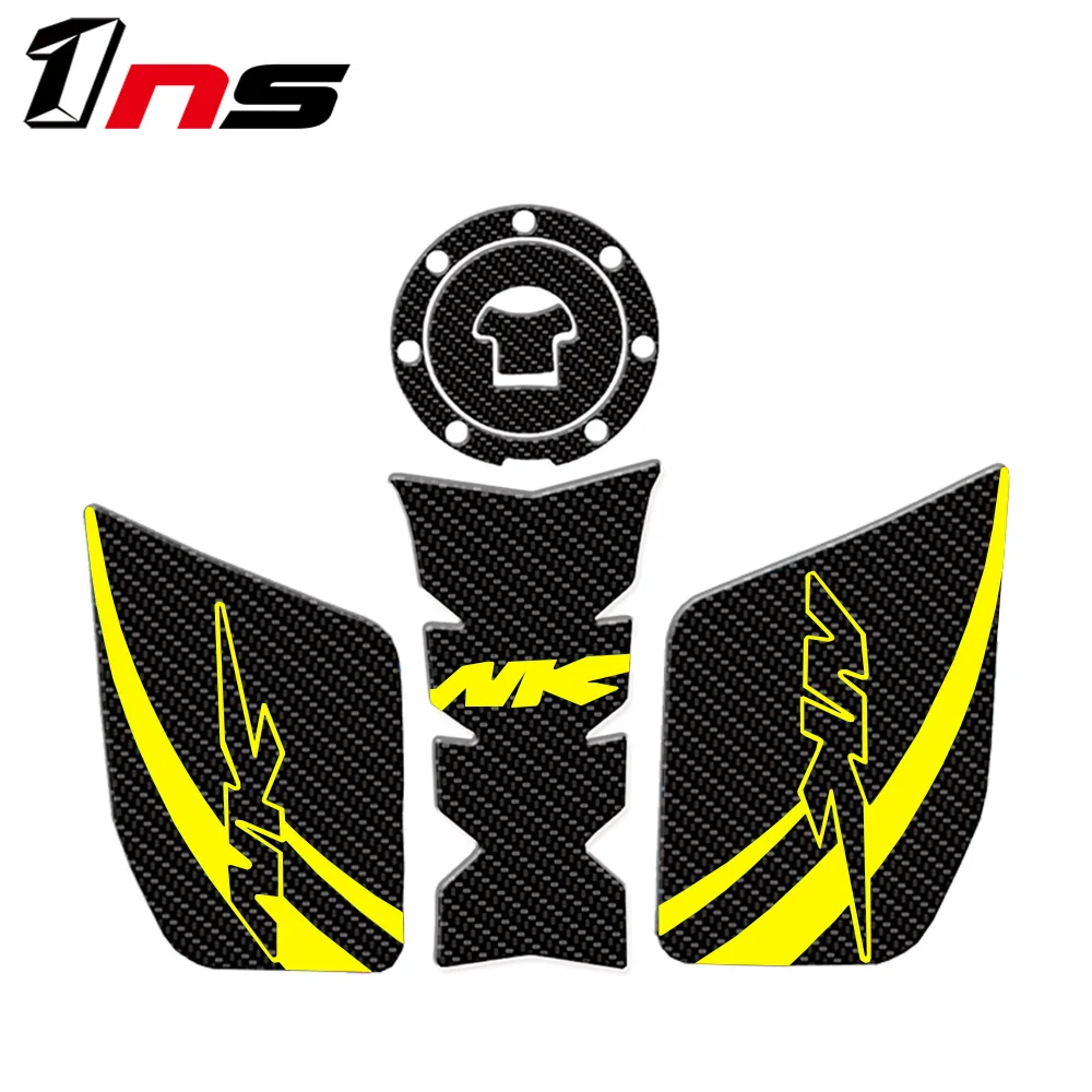Новое поступление, для CFMOTO 250NK 400NK 650NK, для мотоцикла, углеродное волокно, противоскользящая накладка на бак, наклейка, накладка, боковая, газовая, наколенник, защита