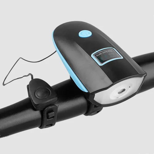 1 Фонарик для горного велосипеда автомобиля фары фонарик зарядка через USB заряженный Рог колокольчик езда оборудование аксессуары - Цвет: 1