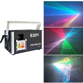 

Chrismas full color Laser Light Show Projector 4000mw RGB Laser display system dmx sd card ilda