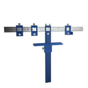 

Multifunctional Furniture Cabinet Door Handle Punch Locator Adjustable Woodworking Tools Locator