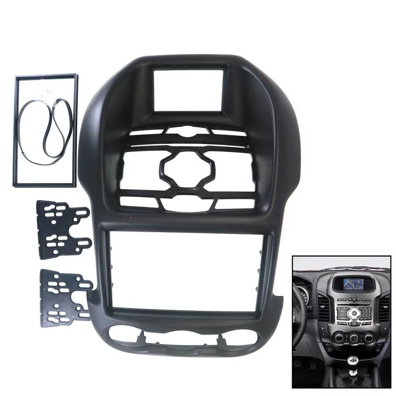 2Din Автомобильная Радио панель для Ford Ranger 2001 2012 2013 двойной Din DVD панель стерео рамка аудио плеер Dash ободок установочный комплект