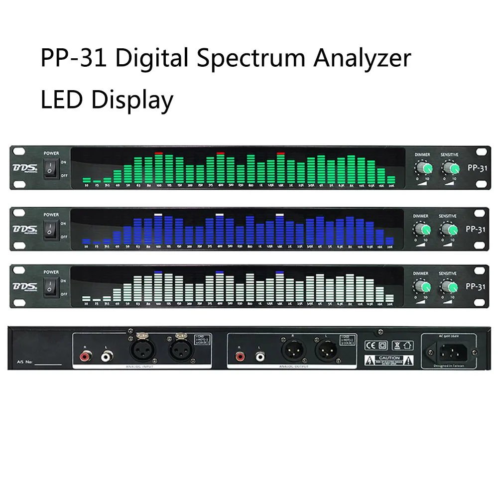 US $168.00 PP31 Digital Spectrum Analyzer Level Indicator VU Meter LED Display Balance Music Audio Spectrum Indicator Amplifier Board
