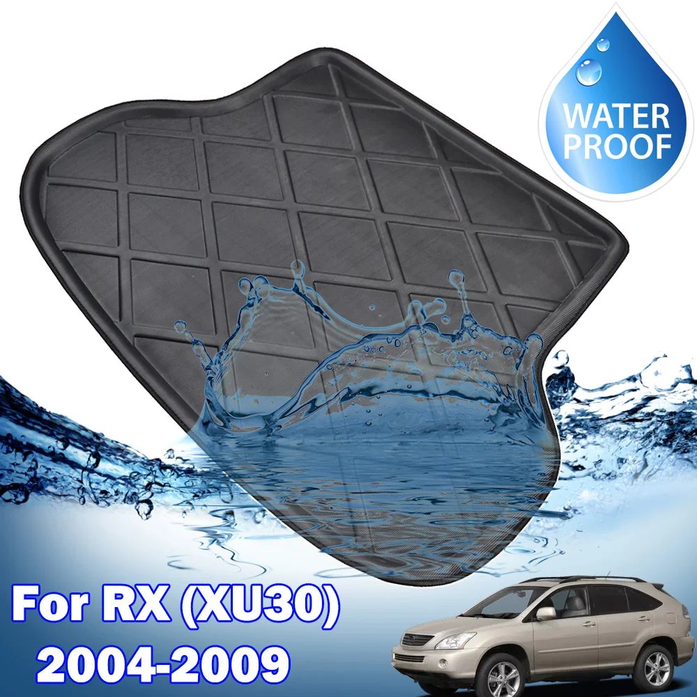 Подходит для Lexus RX RX330 RX350 RX400h RX300 2004 2009 коврик багажника заднего протектор