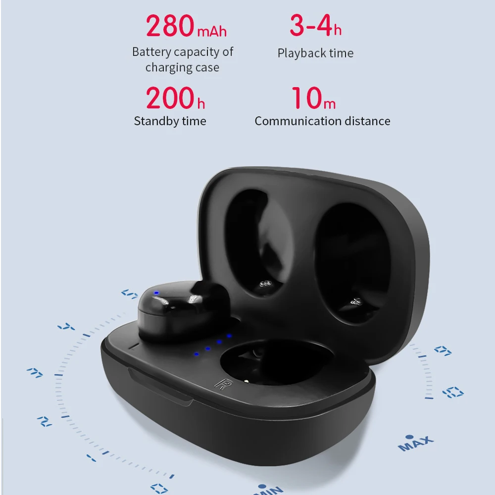 S8031 TWS беспроводные наушники bluetooth наушники мини-гарнитура с дисплеем питания IPX5 водонепроницаемые Игровые наушники матовый чехол pk F9 A6S