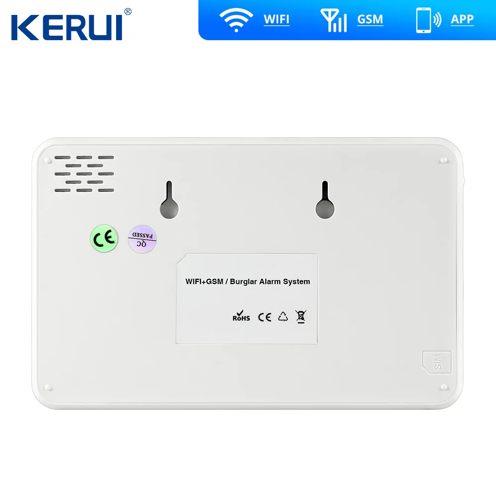 Kerui W18 беспроводная Wi-Fi GSM сигнализация IOS Android приложение управление GSM SMS Wifi домашняя охранная сигнализация для домашних животных движение животных