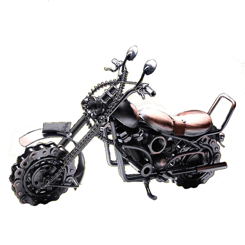 Retro Motorcycle Decoration, Creative Home, Living Room, Wine Cabinet, Bookshelf, TV Cabinet Decoration, Porch Desktop Crafts