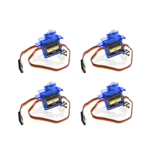 4Pcs Smart Electronics Rc Mini 9G 1.6Kg Servo Motor Sg90 for Rc 250 450 Helicopter Airplane Car Boat