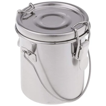 

Hot Sale Sealed Brushing Bucket Portable Artist Stainless Steel Brush Scrubber Painting Pen Cleaning Tool