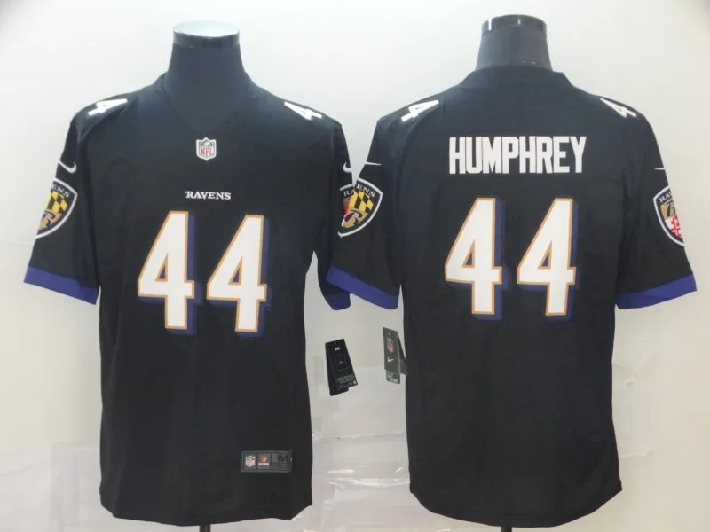 Мужская футболка Marlon Humphrey Baltimore#44 Ravens