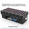 6 Cards 8 Cards 12 Cards Graphics Card Fixing Bracket Open Dual Power Supply GPU Graphics Card Cooling Frame Fixing Frame 5