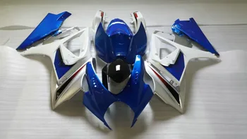 

Motorcycle Fairing kit for GSXR1000 07 08 gsxr1000 GSXR 1000 K7 2007 2008 ABS White Blue Fairings set+gifts SE02