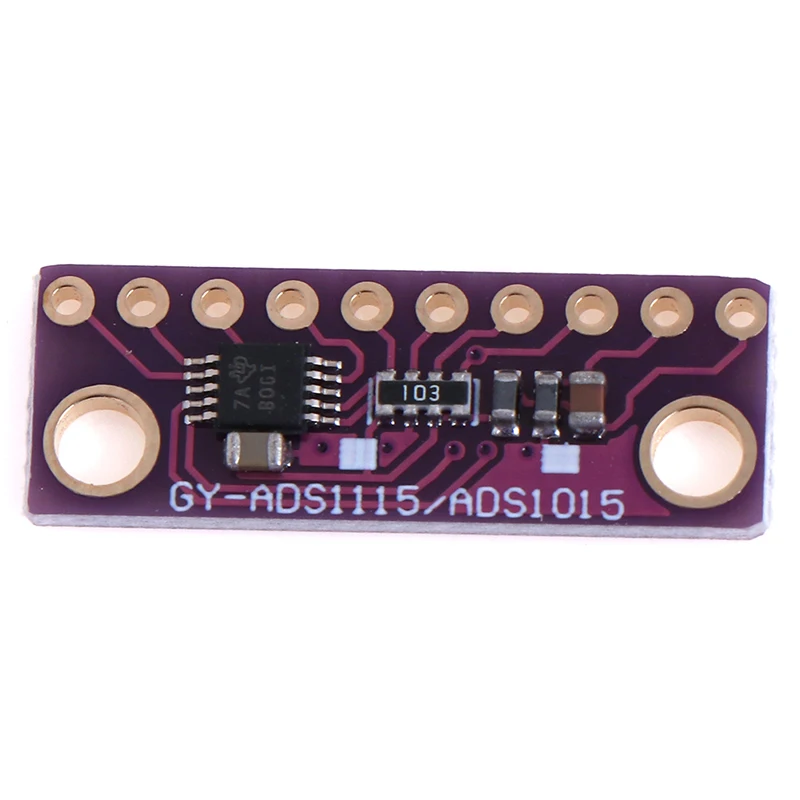 I2C ADS1115 16 бит ADC 4 канальный модуль с программируемым усилителем 2 0 В до 5 для Arduino